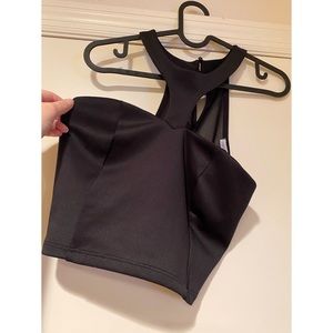 🌹 Sexy Black Charlotte Russe Crop Top